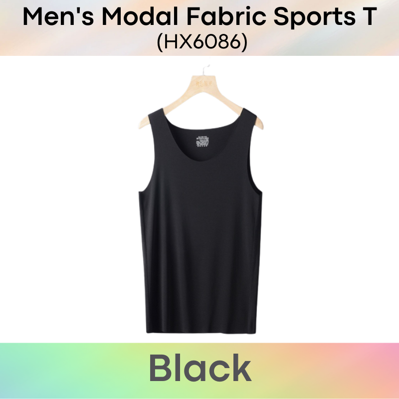 Men's Tee : Sleeveless Modal 60S Sports (HX6086)