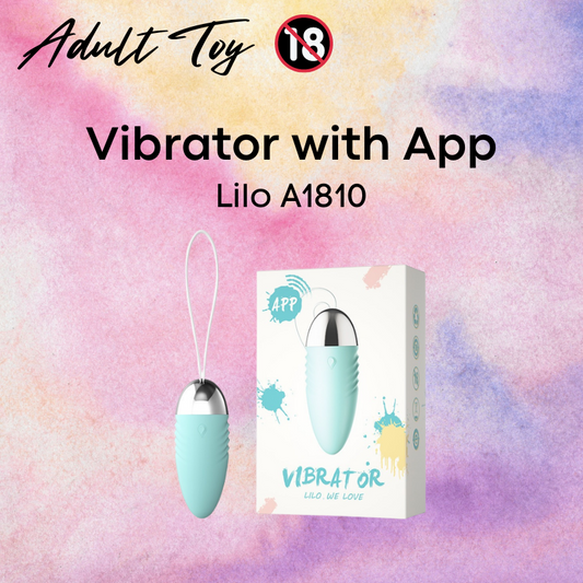 Adult Toy : Unisex Portable Egg Vibrator with App Control (Lilo A1810)
