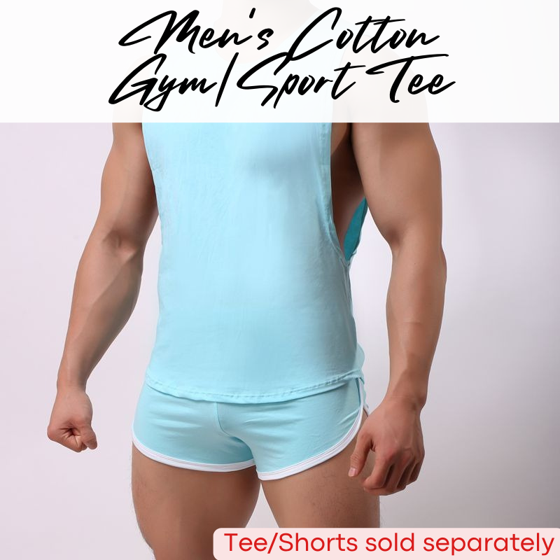 Men's Tee / Shorts : Gym/Sports Cotton
