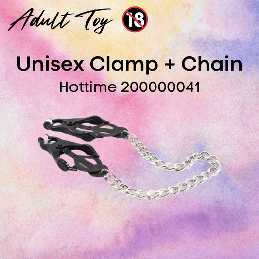 Adult Toy : Unisex Nip Clamp with Chain (Hottime 241)