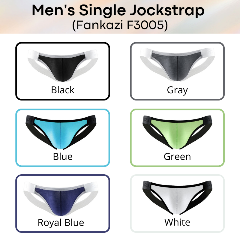 Men's Jockstrap : Waistless Underwear (Fankazi F3005)