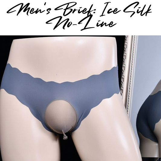 Men's Brief : Standout Capsule Ice Silk Underwear (Qinghe N4020A)