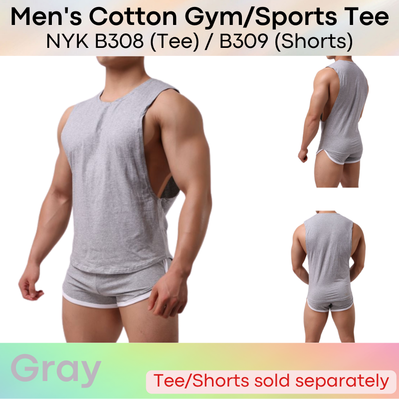 Men's Tee / Shorts : Gym/Sports Cotton