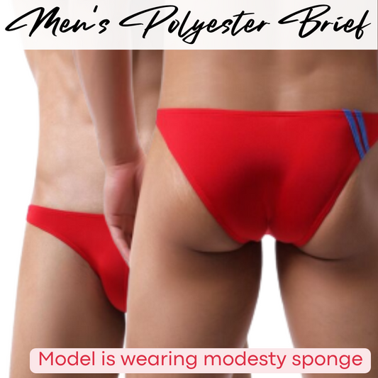Men's Brief : Low Waist Swim Trunk-like Underwear (Fankazi F1705)