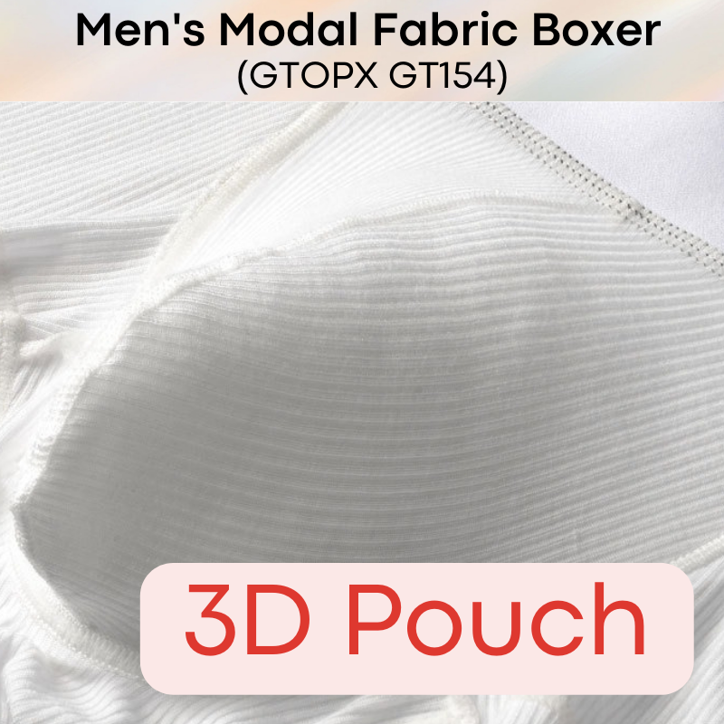 Men's Boxer : Modal Fabric 3D Pouch Underwear (GTOPX GT154)