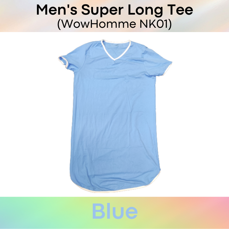 Men's Tee : Super Long Tee Homewear (Wowhomme NK01)