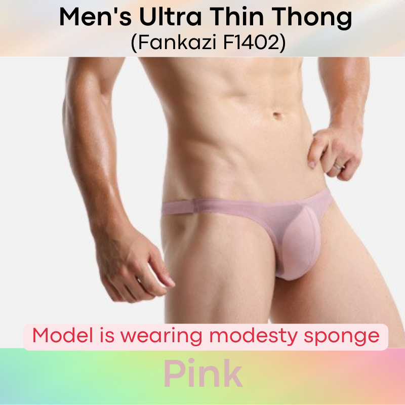Men's Thong : Ultra Thin Thong Underwear (Fankazi F1402)