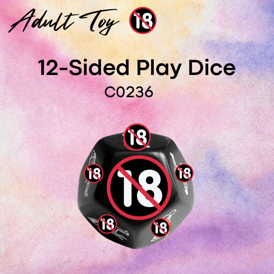Lifestyle : Adult Toy 12-Sided Dice Prank Gift (C0236)