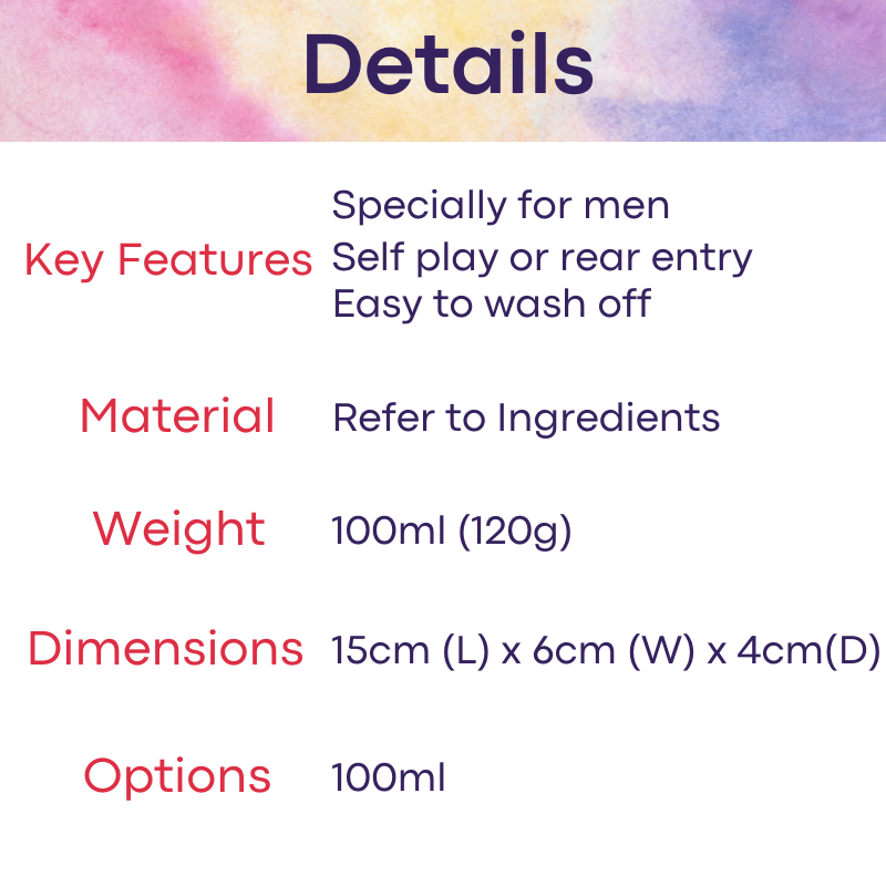 Adult Toy : Men's Bacteriostatic Lubricant (Cokelife AL656787726980)