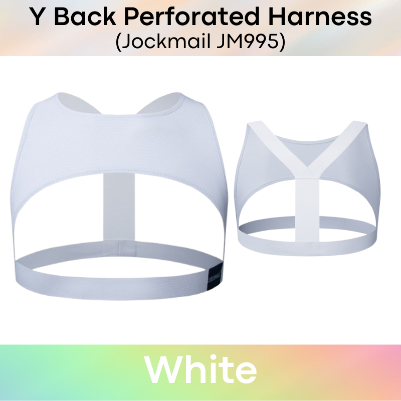 Men's Strap: Nylon Perforated Harness Strap with Y-Back (JM995)