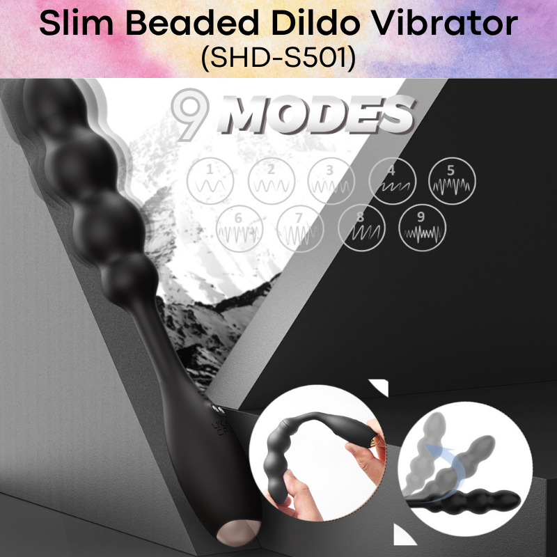 Adult Toy: Flexible Dildo Vibrator For Him/Her (SHD-S501)