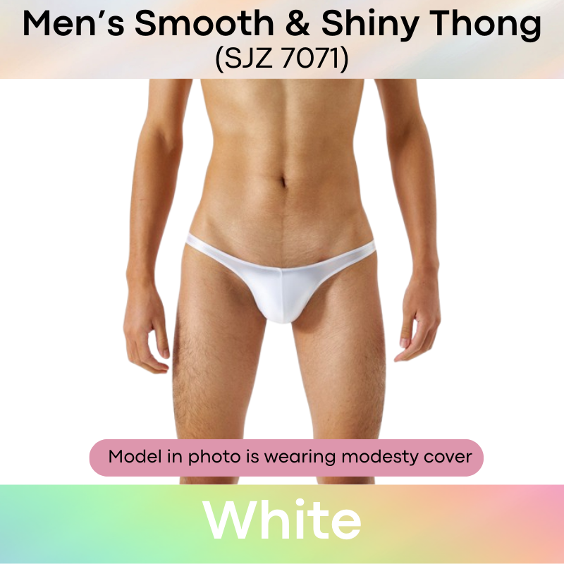 Men's Thong : Smooth and Shiny Thong (SJZ 7071)