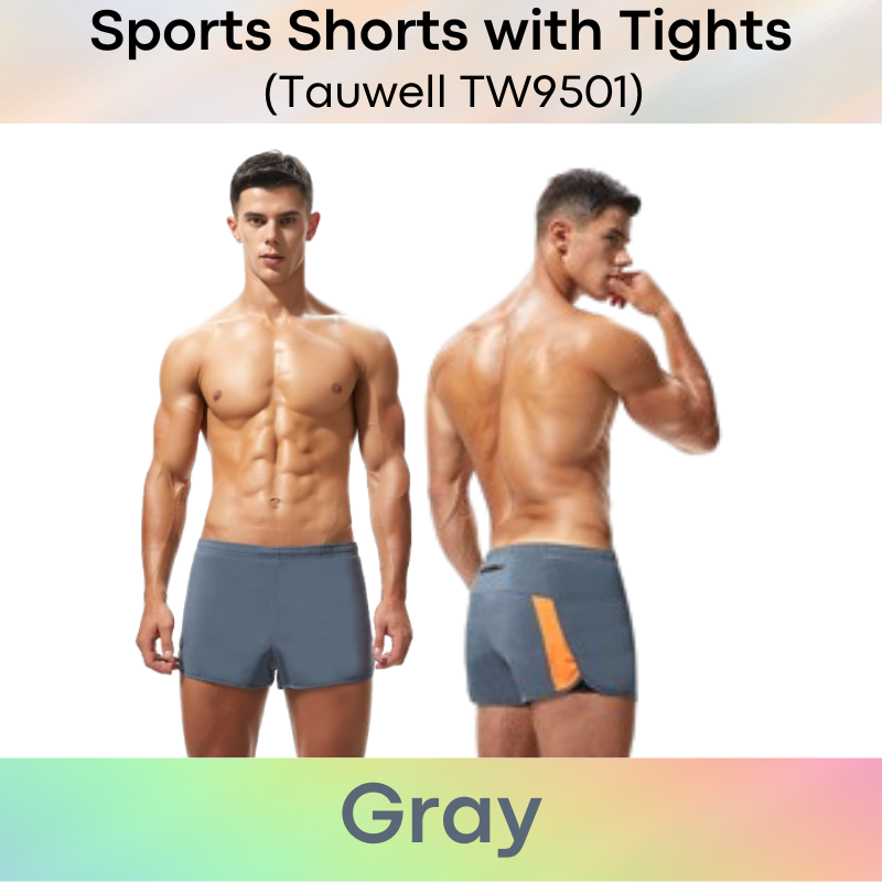 Men's Shorts: Training Sports Shorts with Inner Tights (TW9501)