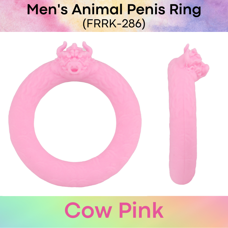 Men's Adult Toy: Liquid Silicone Rubber Animal Series Penis Ring (FRRK282/3/4/5/6/7)
