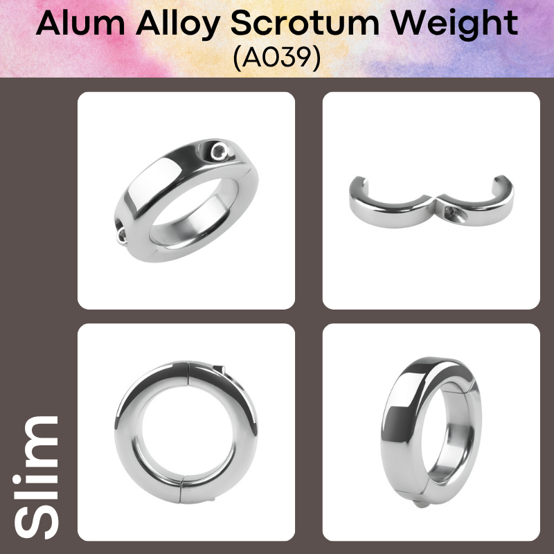 Adult Toy: Aluminium Alloy Scrotum Weight (A039)