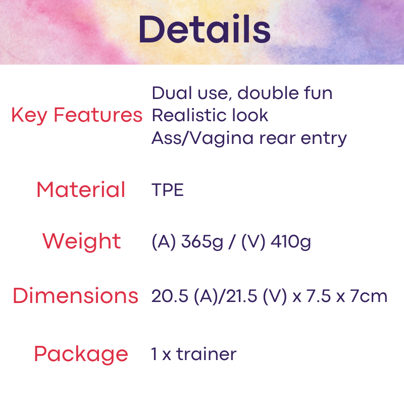 Adult Toy: TPE Silicone Dual Use Trainer (1YC7)
