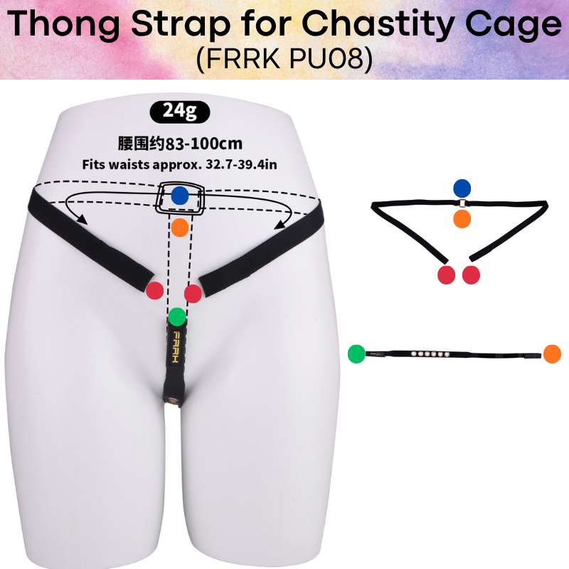 Adult Toy: Thong Strap for Chastity Cage (FRRKPU08)