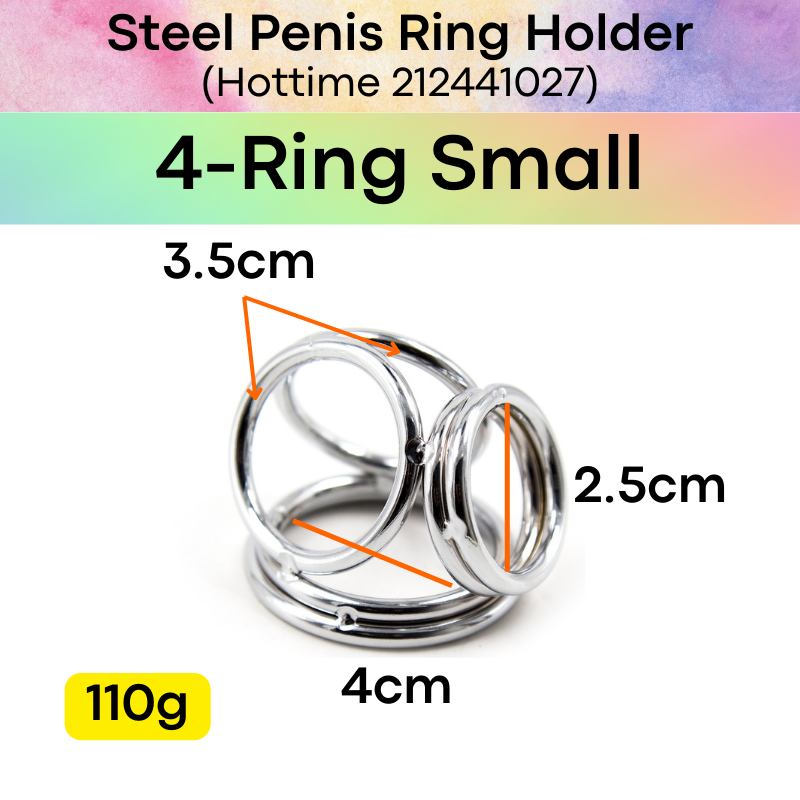 Adult Toy : Men's Penis Ring Steel (Hottime 212441027)