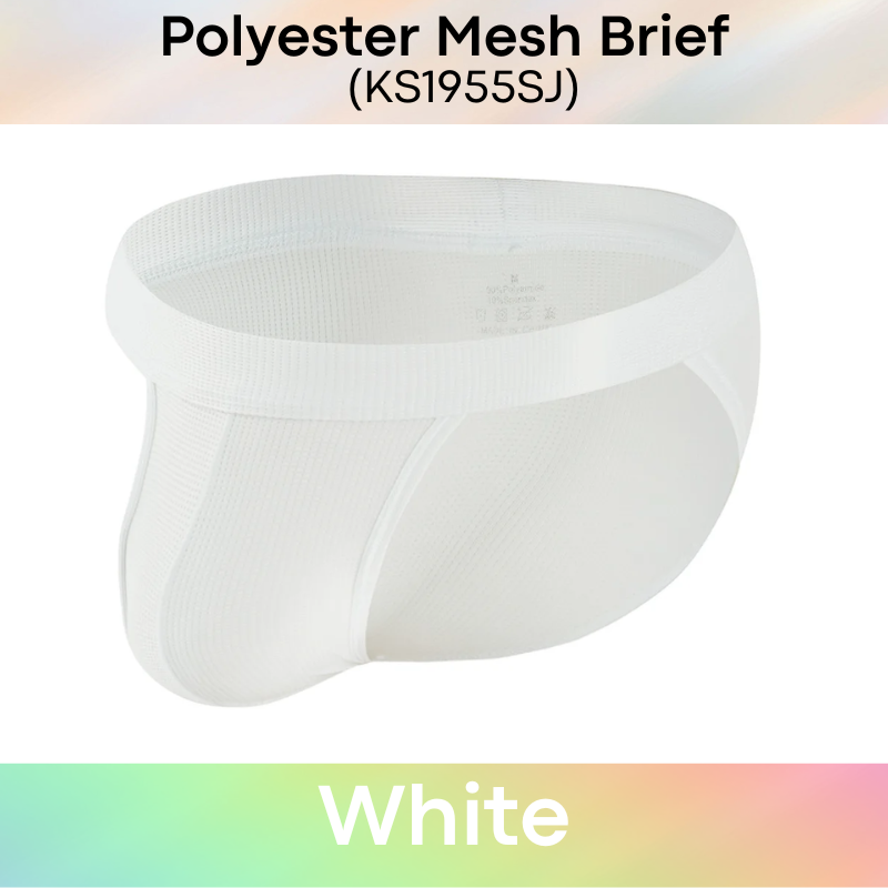 Men's Brief: Polyester Mesh Brief Underwear (KS1955SJ)