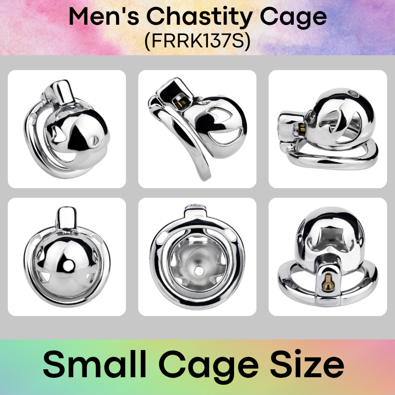 Adult Toy: Men's Aluminum Alloy Clown Chastity Cage (FRRK137)