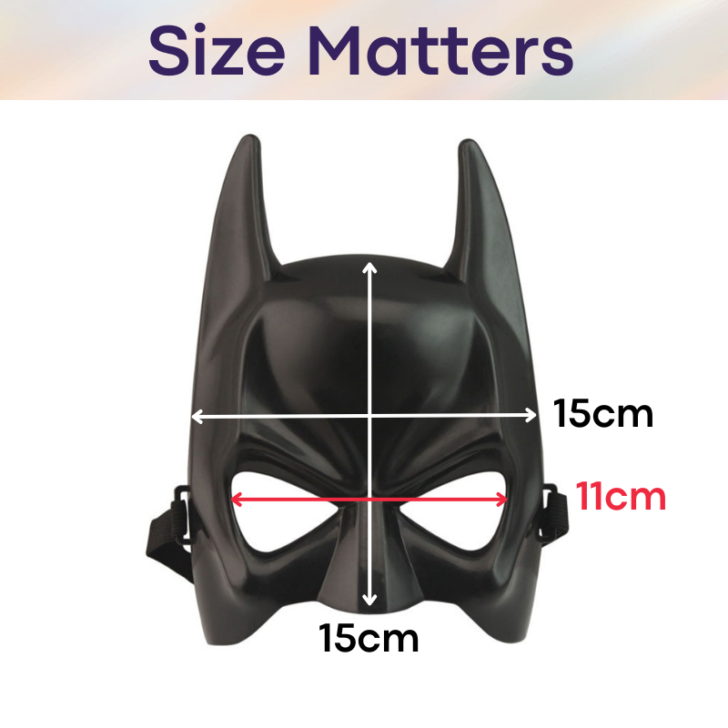 Costume : Batman Plastic Half Mask (PVC004)