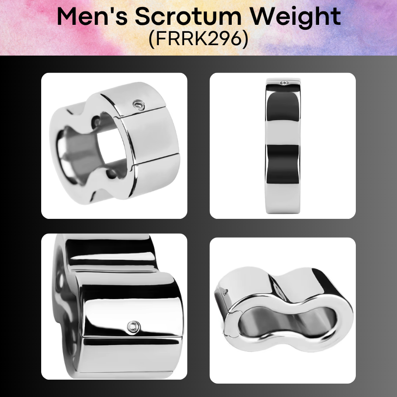 Adult Toy: Men's Stainless Steel 304 Scrotum Weight (FRRK296)