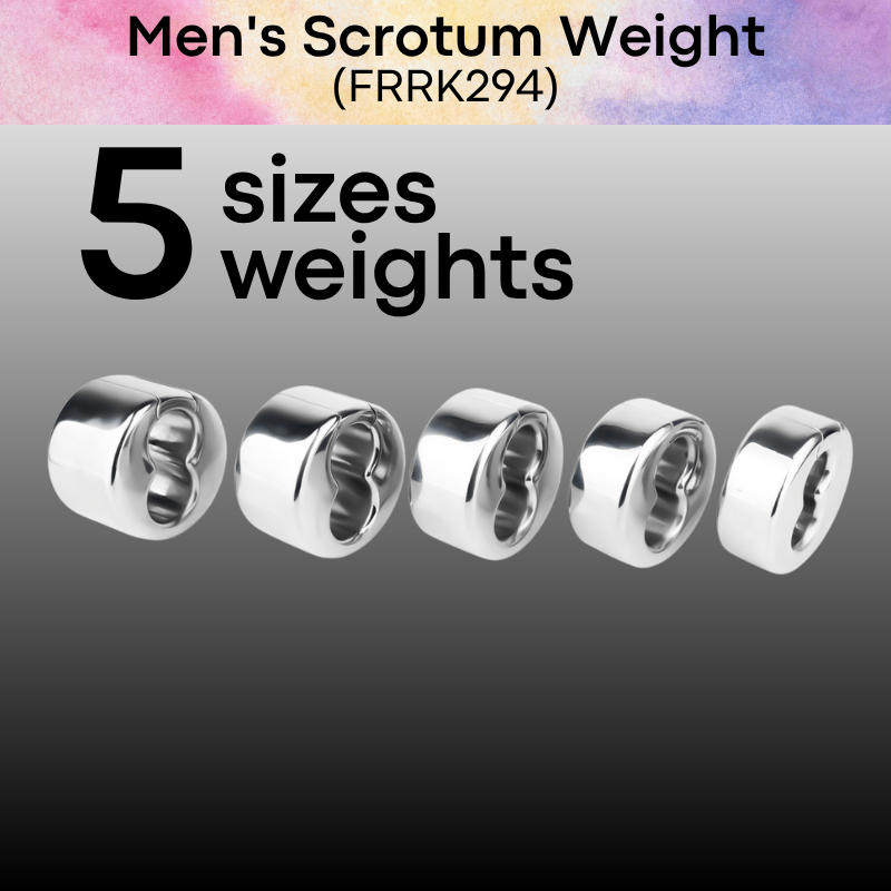 Adult Toy: Men's Stainless Steel 304 Scrotum Weight (FRRK294)
