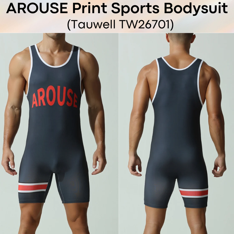 Men's Bodysuit: Polyester AROUSE Sports Bodysuit (TW26701)
