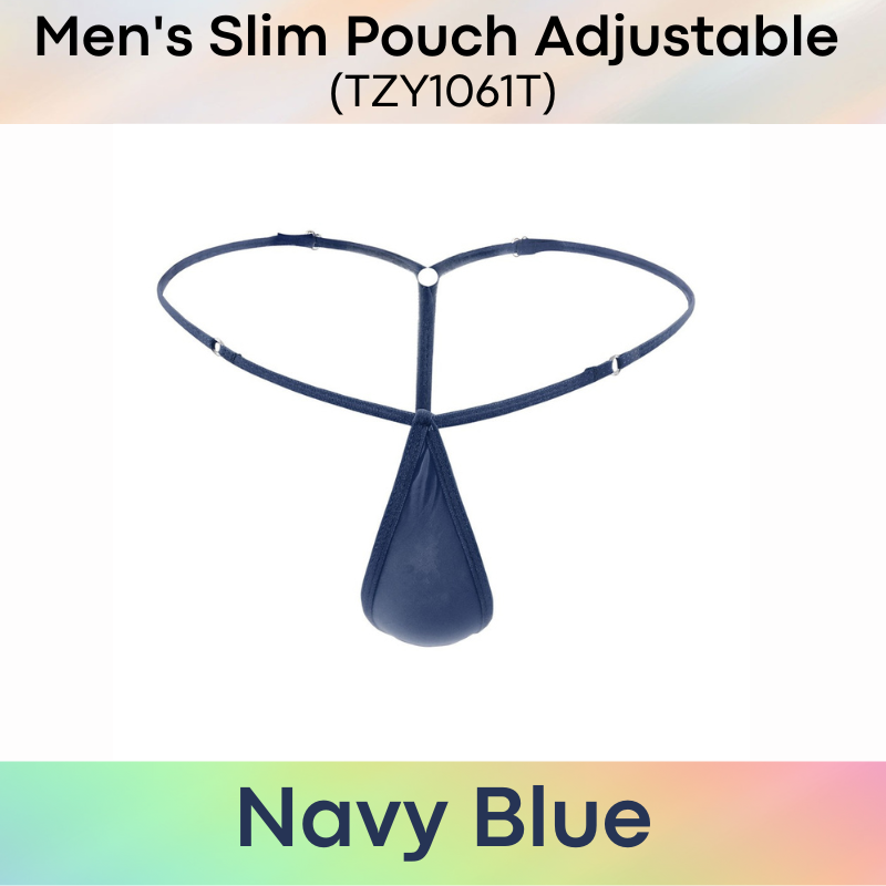 Men's GString : Slim Pouch with Adjustable Strap GString Underwear  (TZY1061T)