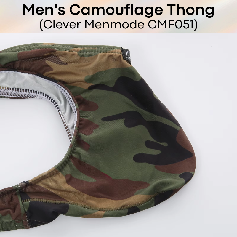 Men's Thong : Camouflage Thong (Clever Menmode CMF051)