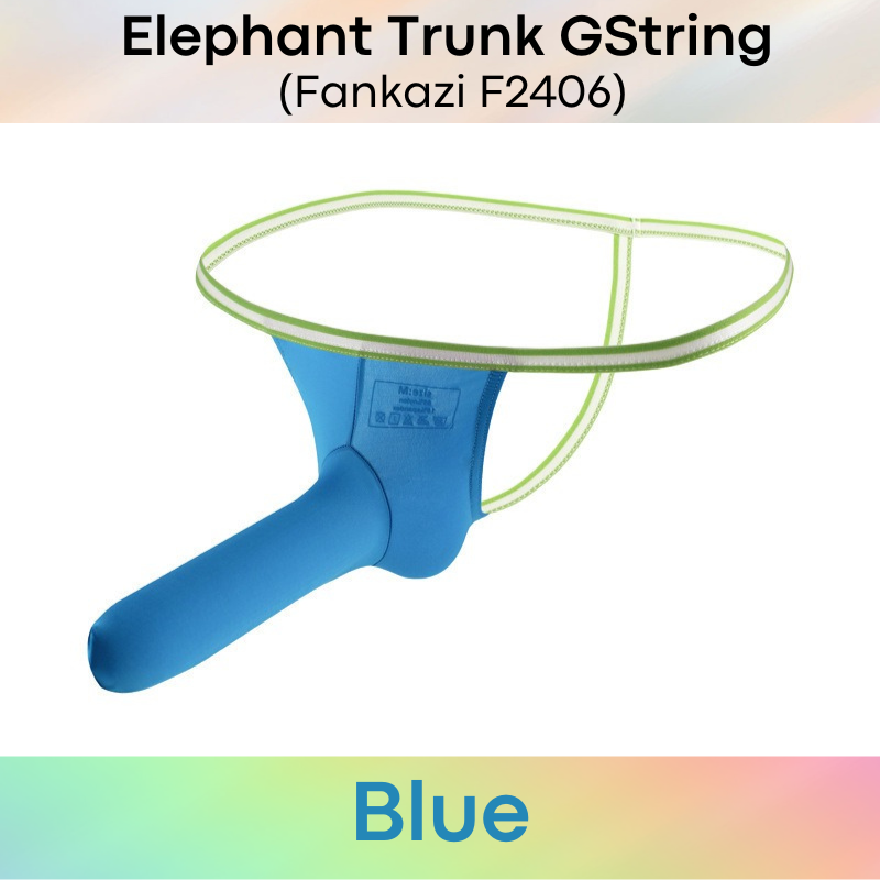 Men's GString: Nylon Elephant Trunk GString Underwear (F2406)