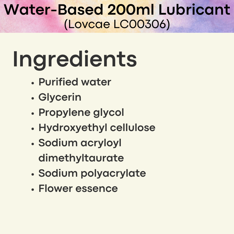 Adult Toy: Water-based Latex-Safe Milky White Look with Chestnut Fragrance Lubricant 200ml (LC00306)