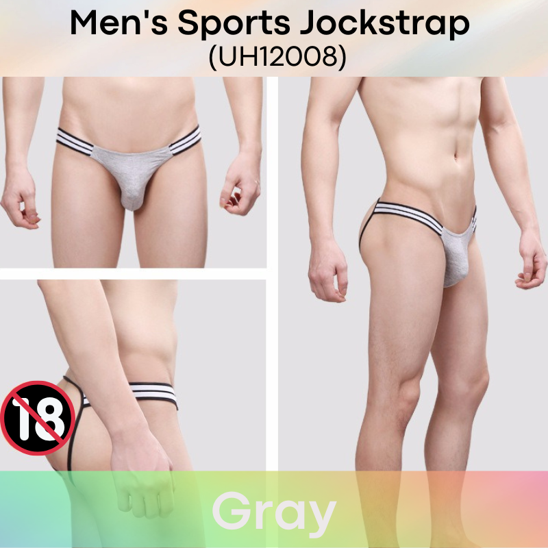 Men's Jockstrap : Low Waist Underwear (UzHot 12008)