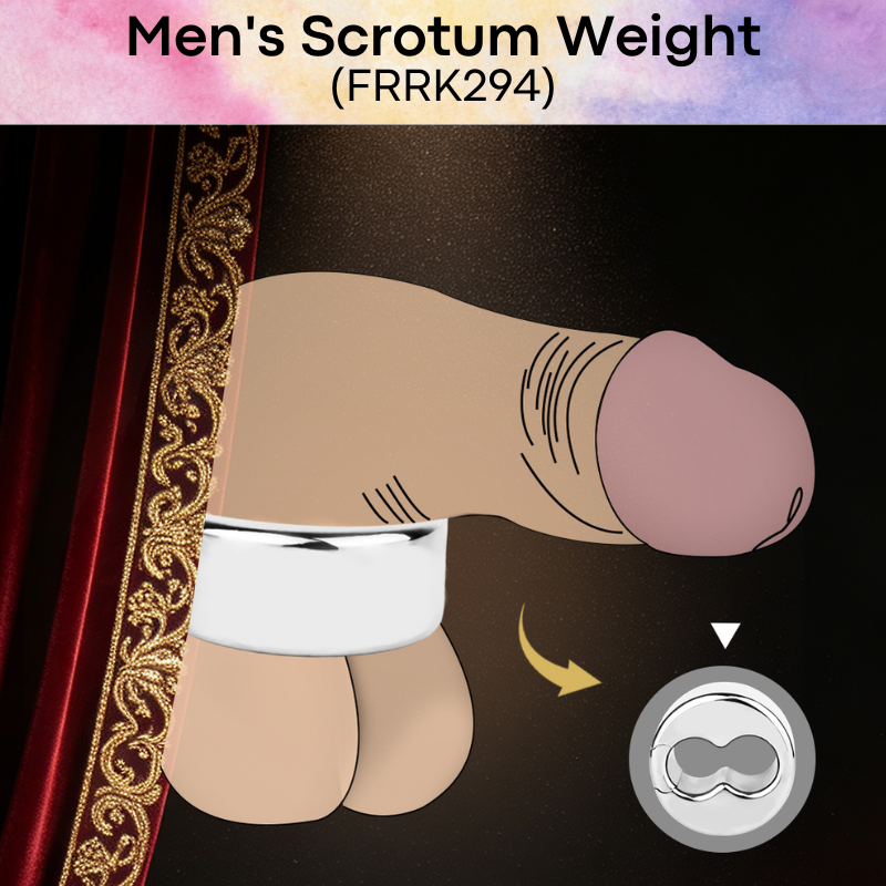 Adult Toy: Men's Stainless Steel 304 Scrotum Weight (FRRK294)