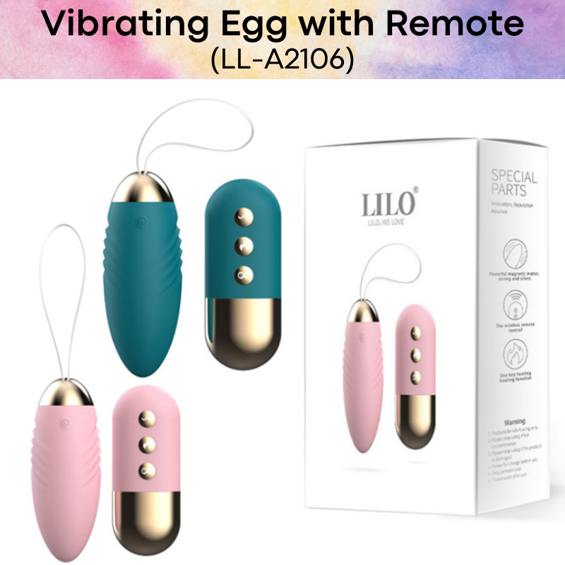 Adult Toy: Vibrating Egg with Heating Feature and 10 Vibration Modes (LL-A2106)