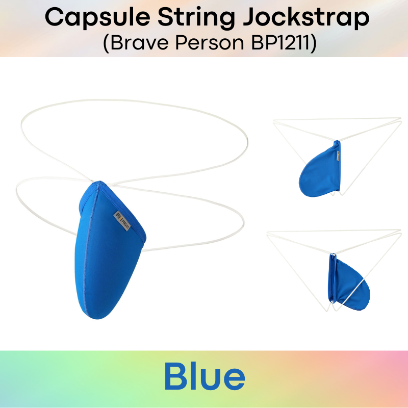 Men's Jockstrap: Nylon Ice Silk Capsule Pouch String Jockstrap Underwear (BP1211)