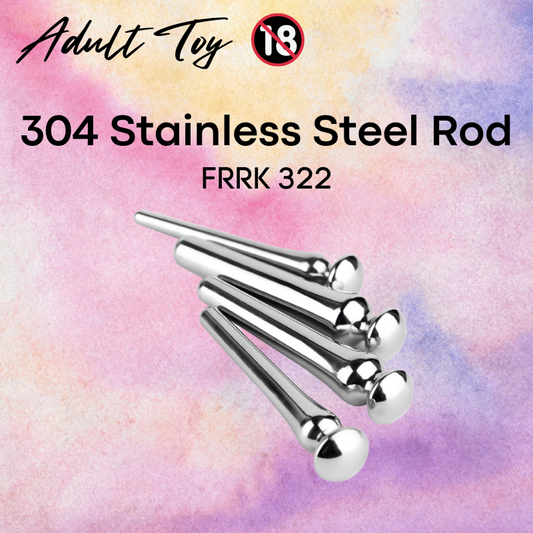 Adult Toy: Men's Urethral Sounding 304 Stainless Steel Rod (FRRK322)