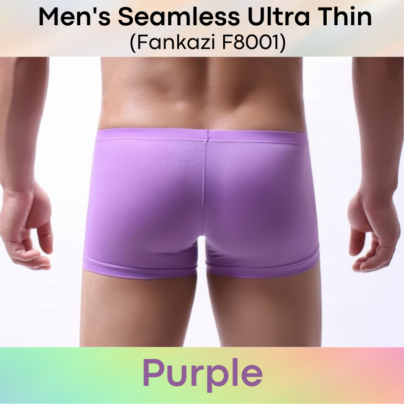 Men's Boxer : Seamless Ultra Thin Boxer Underwear (Fankazi F8001)