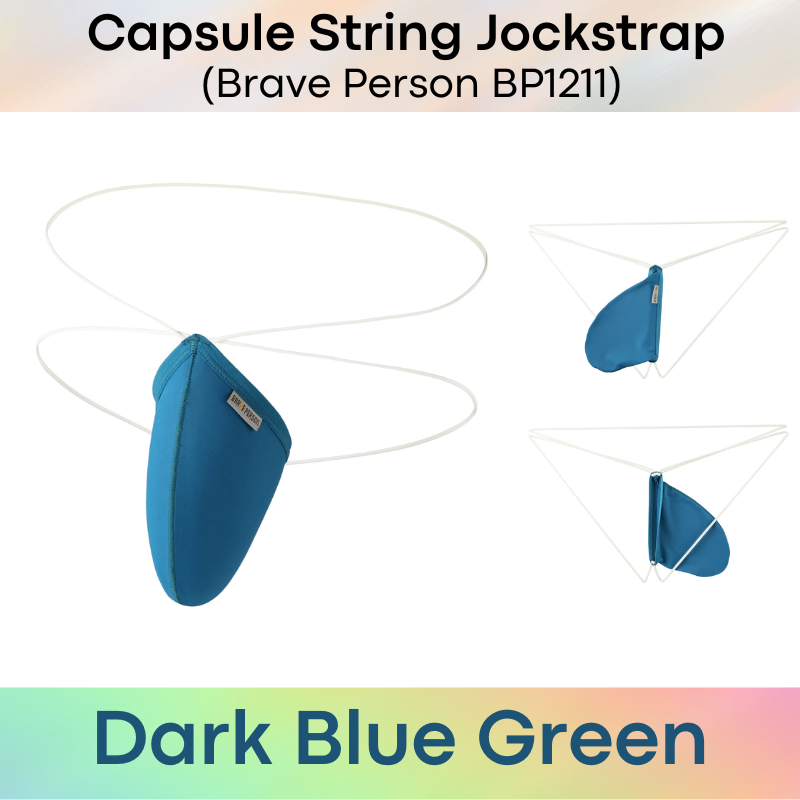 Men's Jockstrap: Nylon Ice Silk Capsule Pouch String Jockstrap Underwear (BP1211)