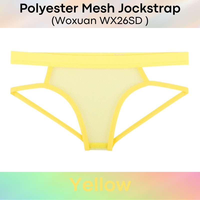 Men's Jockstrap : Polyester Mesh Jockstrap (Woxuan WX26SD)