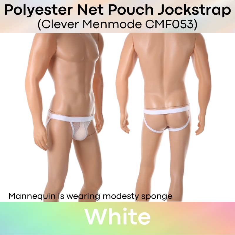 Men's Jockstrap: Polyester Net Pouch Jockstrap Underwear (CMF053)