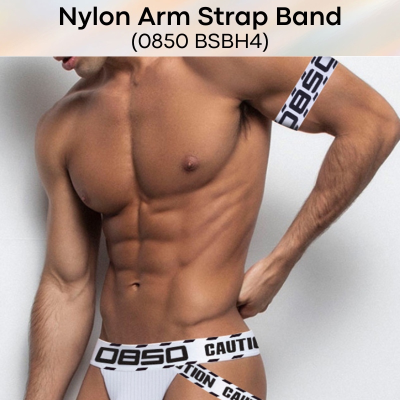 Men's Strap: Nylon "0850" embroidered logo Arm Strap Band (BSBH4)