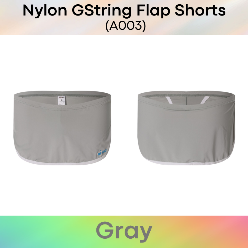 Men's Shorts : Nylon GString Flap Shorts (A003JJB)