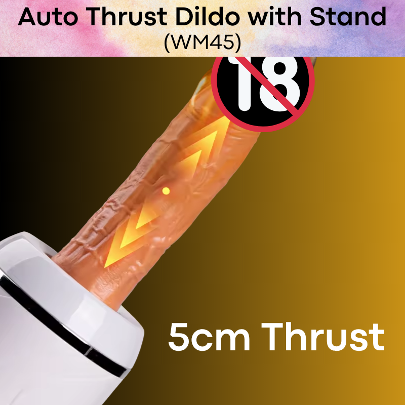Adult Toy: Auto Thrust Dildo Machine with Stand (WM45)