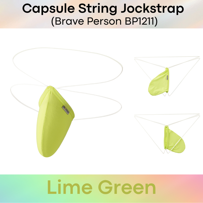 Men's Jockstrap: Nylon Ice Silk Capsule Pouch String Jockstrap Underwear (BP1211)