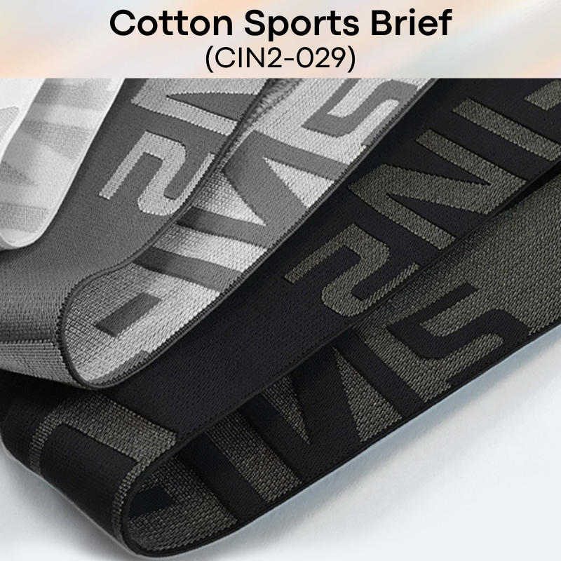 Men's Brief: Cotton Sports Brief Underwear (CIN2-029)