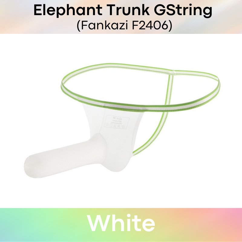 Men's GString: Nylon Elephant Trunk GString Underwear (F2406)