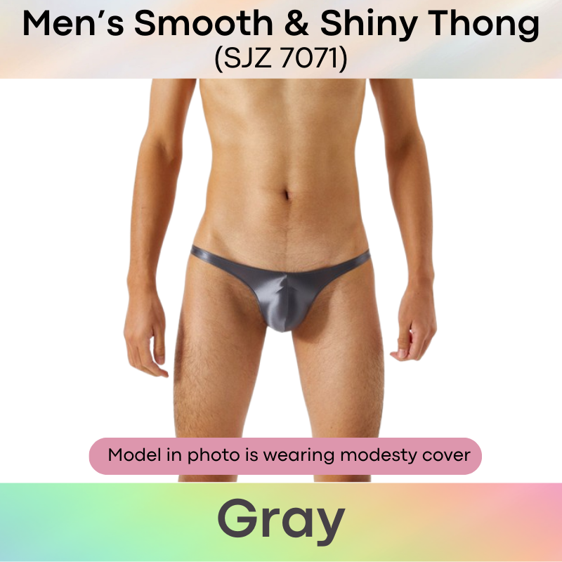 Men's Thong : Smooth and Shiny Thong (SJZ 7071)