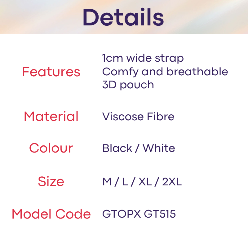 Men's Brief: Viscose Fibre Brief with 1cm Strap Underwear (GT515)