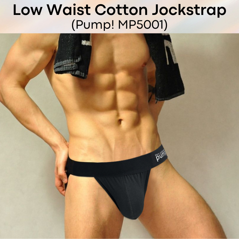 Men's Jockstrap : Low Waist Cotton Underwear (MP5001/MP5009)